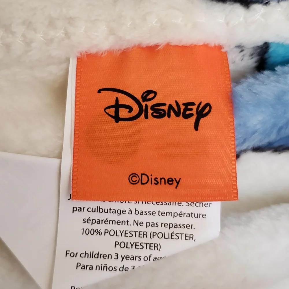 Disney Stitch Pumpkin Halloween Plush Throw Blanket 50x70 NWT